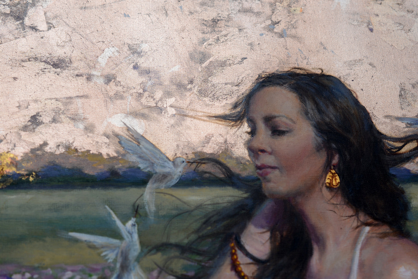An oil painting called Seven Winds of Spring