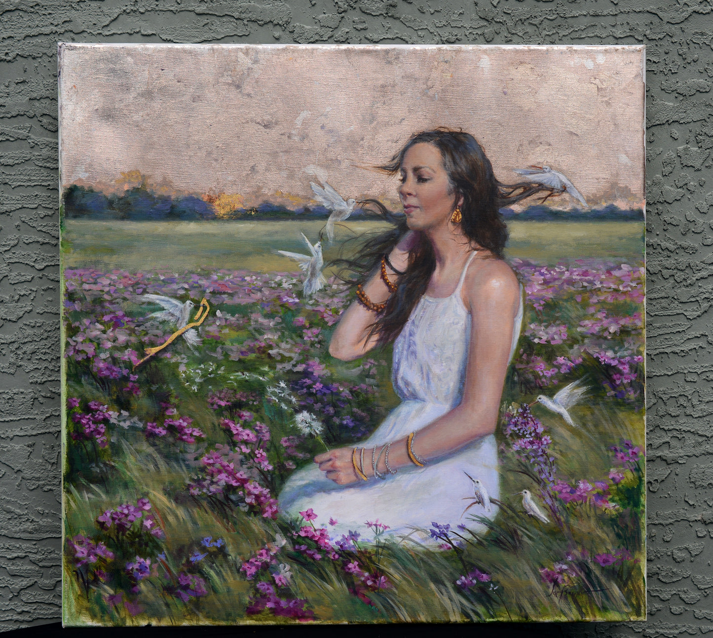 An oil painting called Seven Winds of Spring
